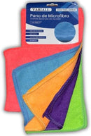 Pano de Microfibra Kit Com 5 unidades, Não Solta Fiapos e Pelinhos, Não Risca, Perfeito Para Lavagem de Carros, Multiuso, Lavável, Reutilizável, Limpeza, Automotivo, Vidro, Doméstica, Limpa Espelho