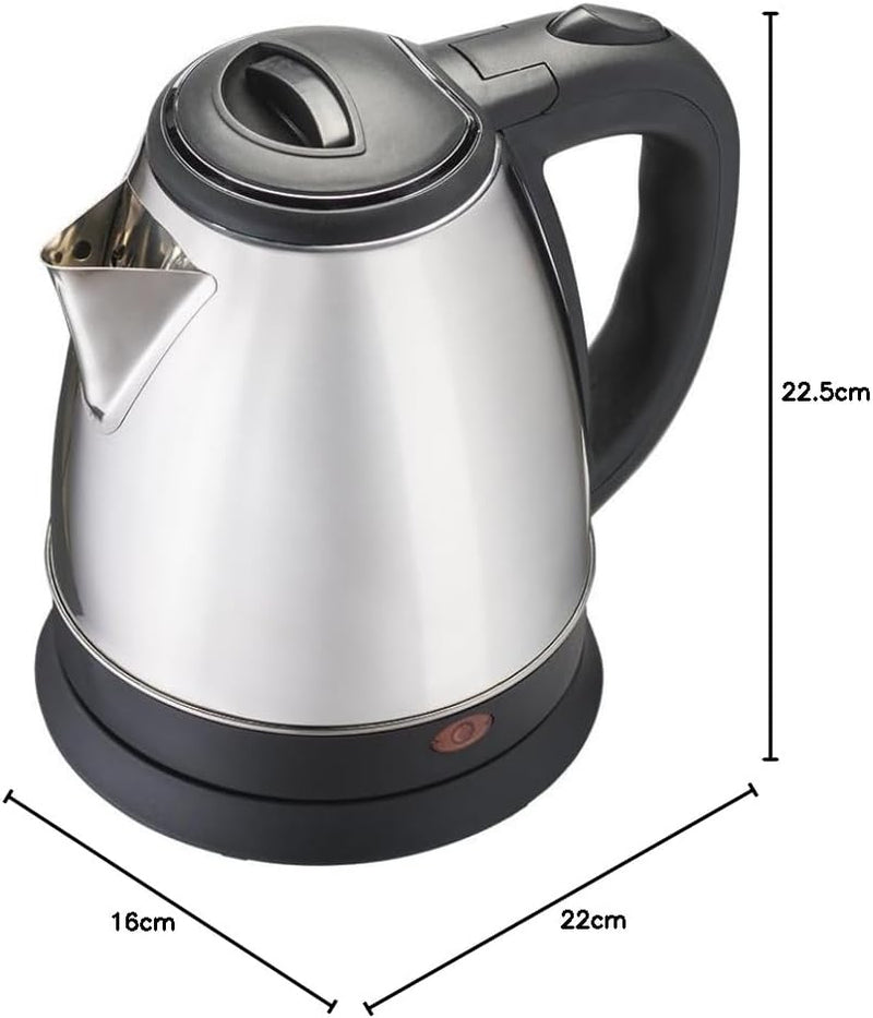 Agratto 784 - Chaleira Eletrica Inox, 220v, 1,8 Litro, Preto/inox