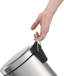 Lixeira com Pedal em Aço Inox Acabamento Tramontina Inox 5Litros