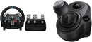 Kit Volante Logitech G29 Driving Force e Pedais para PS5, PS4, PS3 e PC + Câmbio Logitech G Driving Force