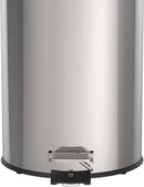 Lixeira com Pedal em Aço Inox Acabamento Tramontina Inox 5Litros