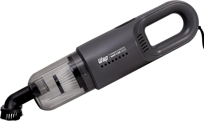 WAP Aspirador de Pó Automotivo CAR 12V2, Portátil, 420ml, com Recipiente Removível e Filtro Lavável, 180W 12VDC