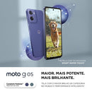 Smartphone Motorola Moto g05-128GB 12GB (4GB RAM + 8GB Ram Boost) e Camera 50MP com AI Bateria de 5200 mAh Tela 6.7" com Superbrilho - Cinza