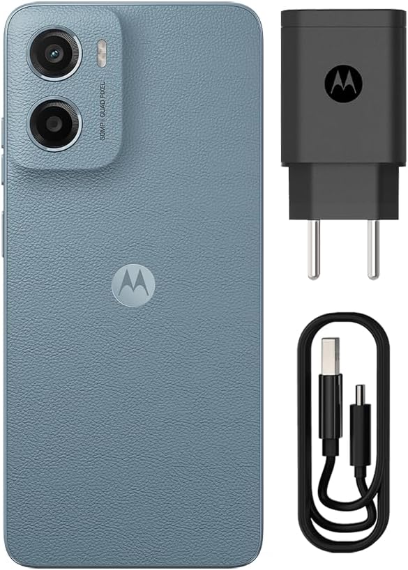 Smartphone Motorola Moto g05-128GB 12GB (4GB RAM + 8GB Ram Boost) e Camera 50MP com AI Bateria de 5200 mAh Tela 6.7" com Superbrilho - Cinza