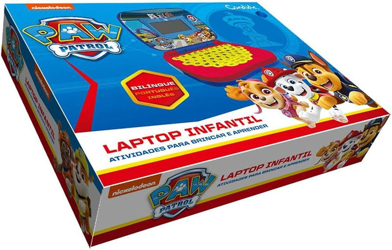Candide, Laptop Infantil, Patrulha Canina, Brinquedo Educativo - Bilíngue
