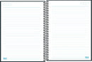 Tilibra 305421 Universitário 10 Matérias Zip - Caderno Espiral, Capa Dura, 160 Folhas, Preto