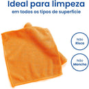 Pano de Microfibra Kit Com 5 unidades, Não Solta Fiapos e Pelinhos, Não Risca, Perfeito Para Lavagem de Carros, Multiuso, Lavável, Reutilizável, Limpeza, Automotivo, Vidro, Doméstica, Limpa Espelho