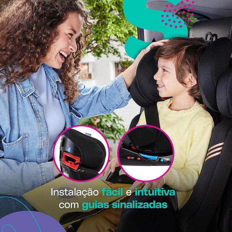 Cosco Kids, Cadeirinha Progress, 0 a 36kg, Preto