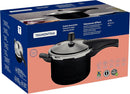 Panela de Pressão Tramontina Vancouver Effect em Alumínio com Revestimento Interno e Externo em Antiaderente Starflon Max Preto 20 cm 4,5 L