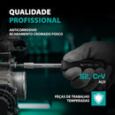 Stels Jogo de Ferramentas 57 Peças 1/4" - Aço Cromo Vanádio - Catraca 72 Dentes + Acessórios - Caixa Plástica Resistente - Ideal para Mecânica e Reparos Domésticos