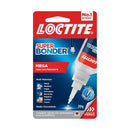 Loctite Super Bonder Mega, Adesivo instantâneo para reparos, Cola transparente para materiais diversos com acabamento profissional, 1x20g